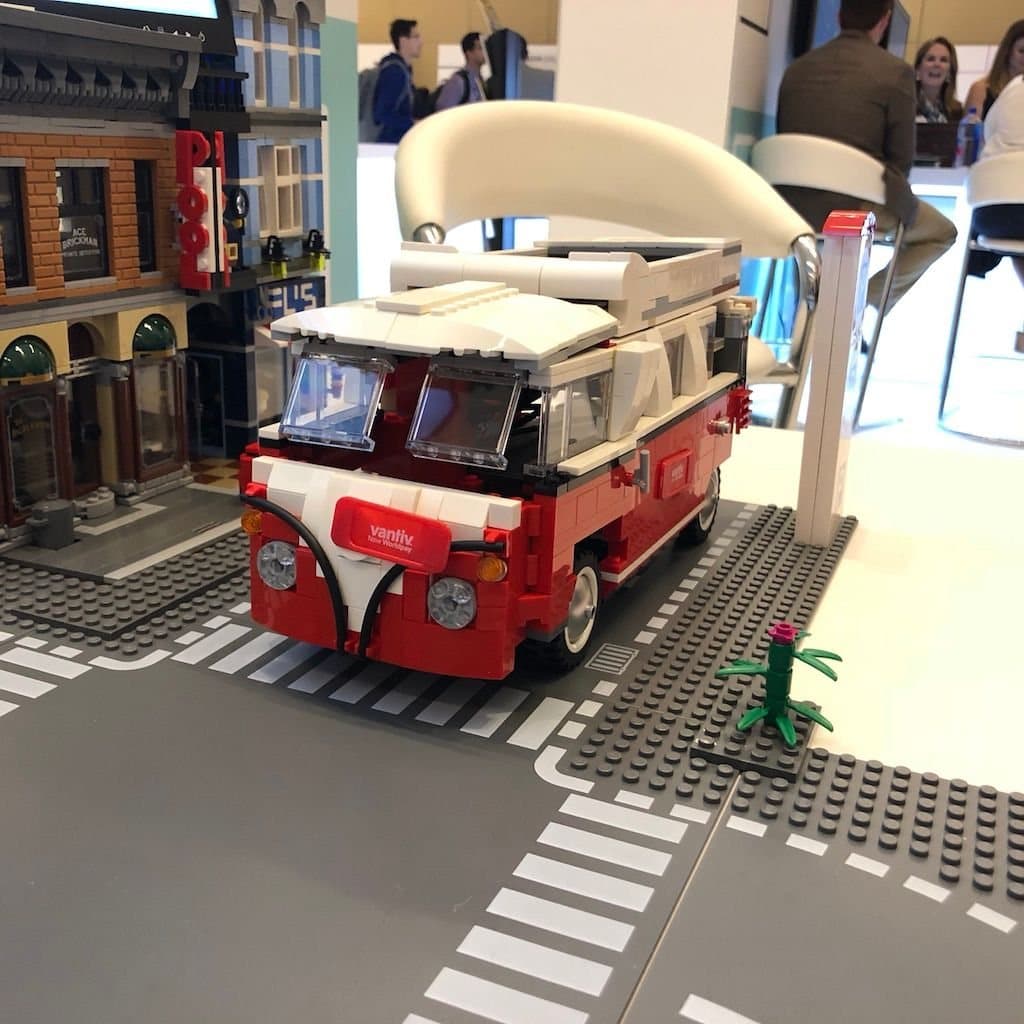 Smart Charging LEGO Camper Van at Mobile World Congress